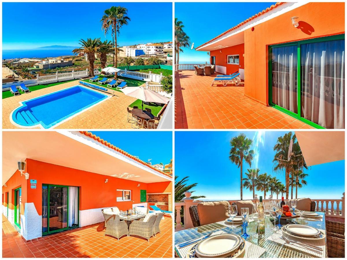 Villa Raquel con las vistas al mar Los Menores Exterior foto