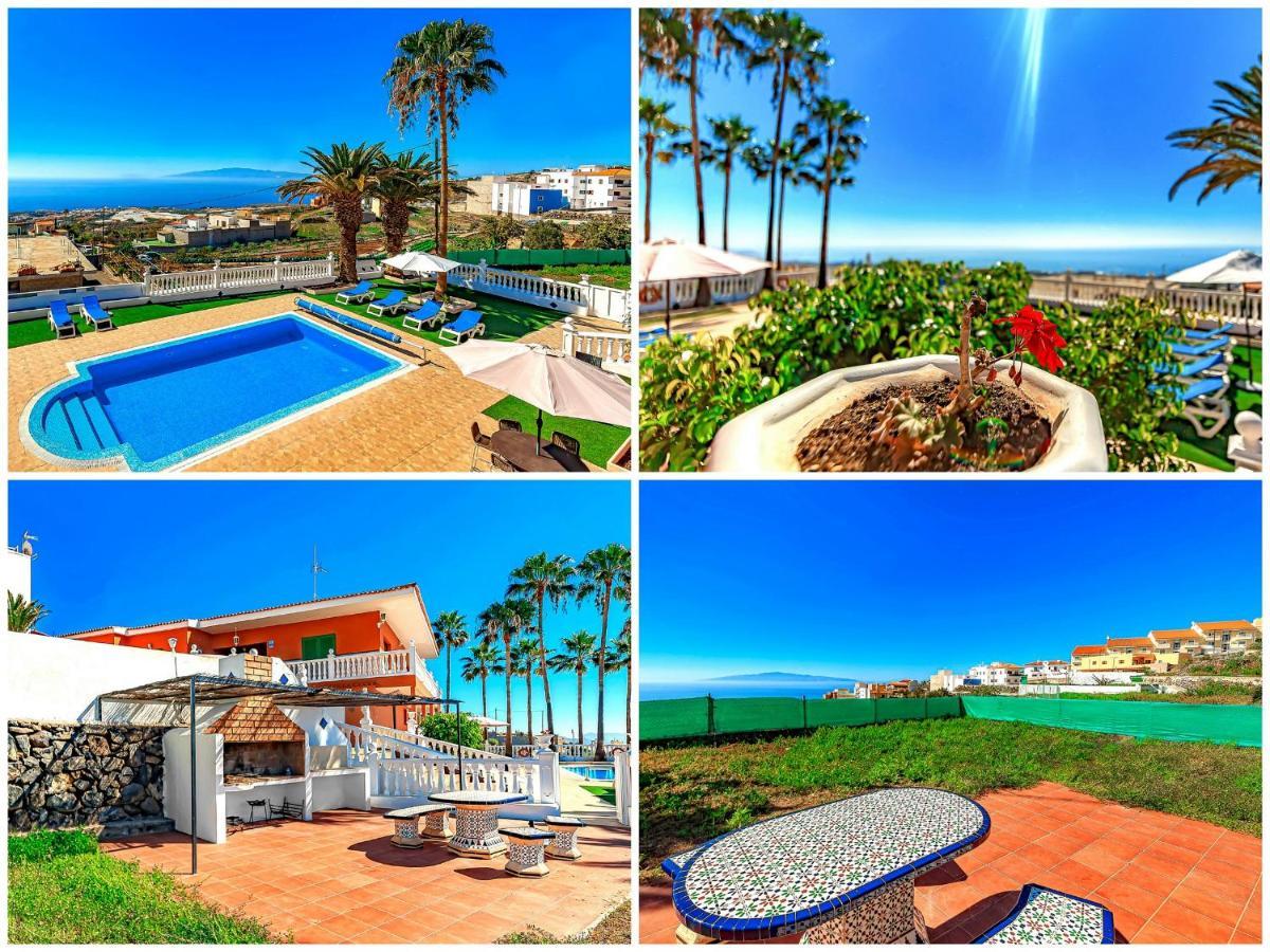 Villa Raquel con las vistas al mar Los Menores Exterior foto
