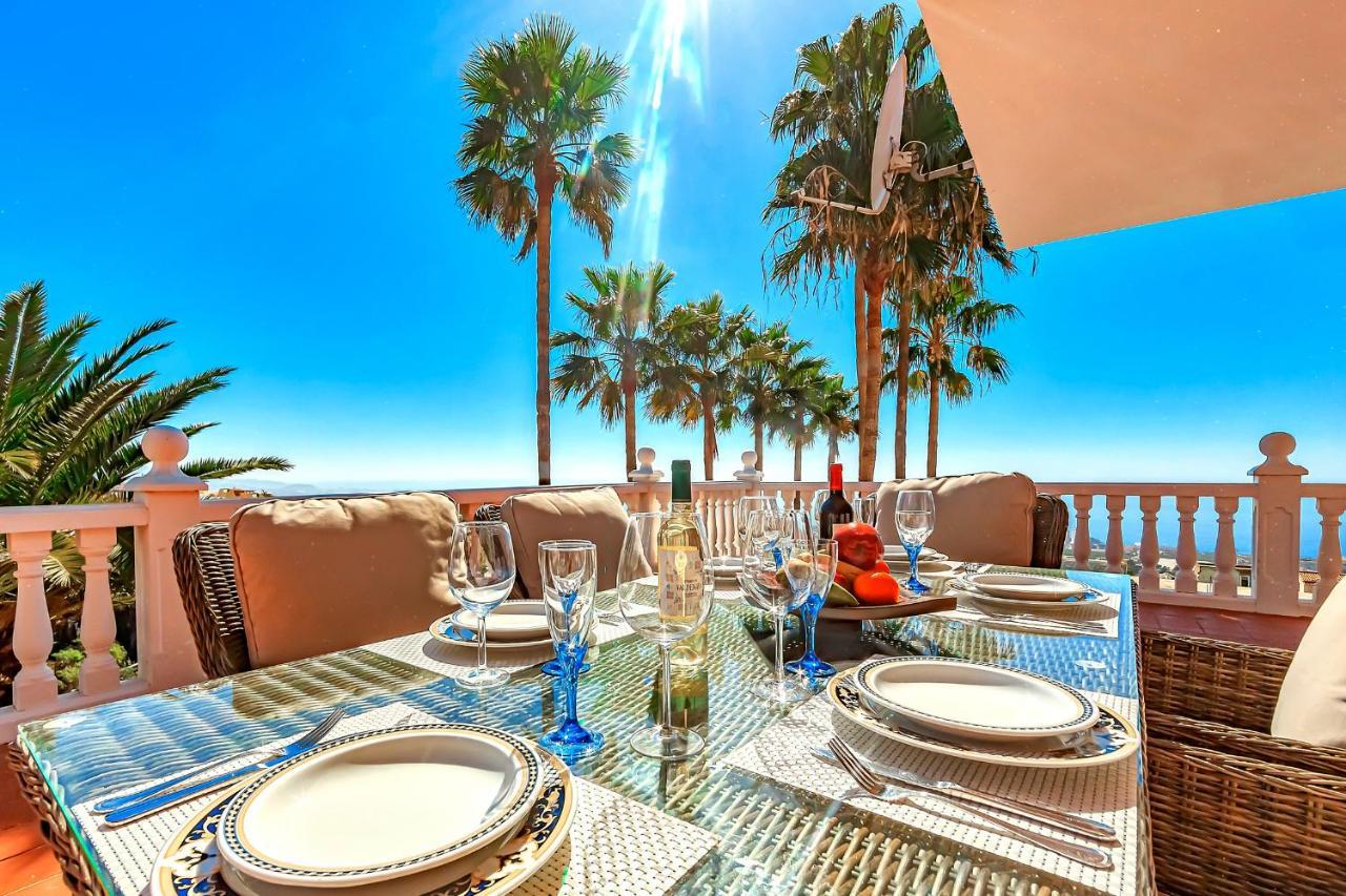 Villa Raquel con las vistas al mar Los Menores Exterior foto