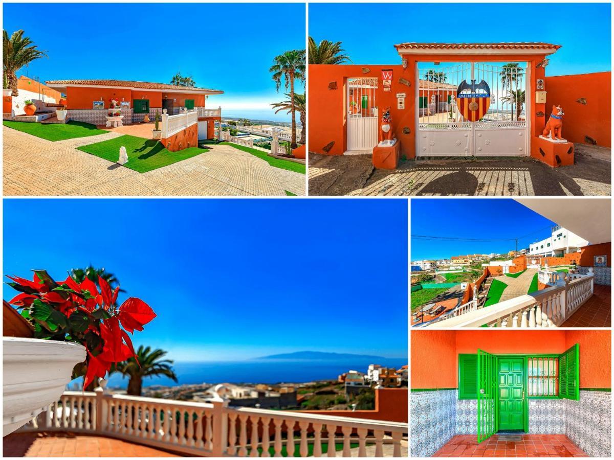 Villa Raquel con las vistas al mar Los Menores Exterior foto