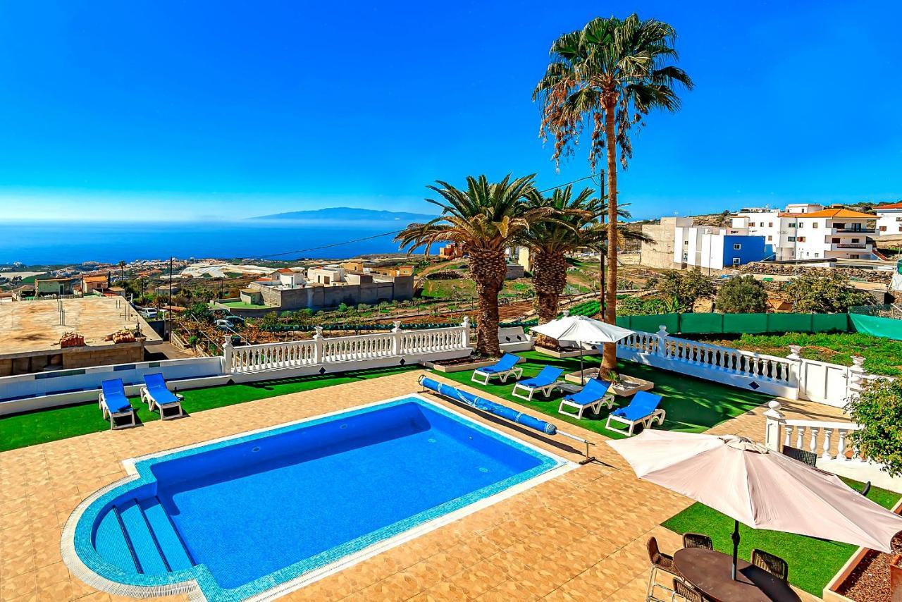 Villa Raquel con las vistas al mar Los Menores Exterior foto