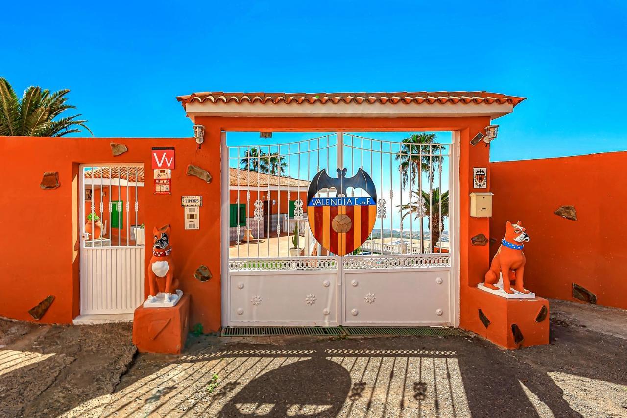 Villa Raquel con las vistas al mar Los Menores Exterior foto